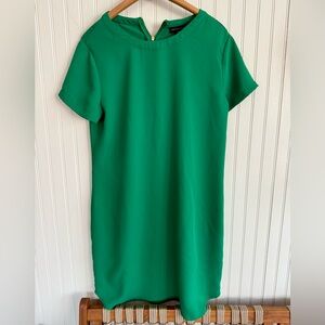 Adrienne Vittadini Bright Green Mini Dress size 8